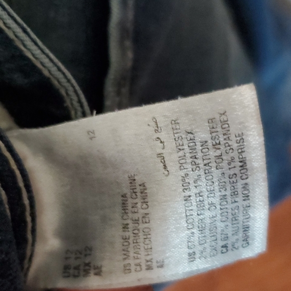 INC ( MACY'S BRAND) JEAN'S SIZE 12 - Picture 10 of 10